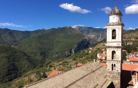 Looking over Triora and up the Argentina Valley